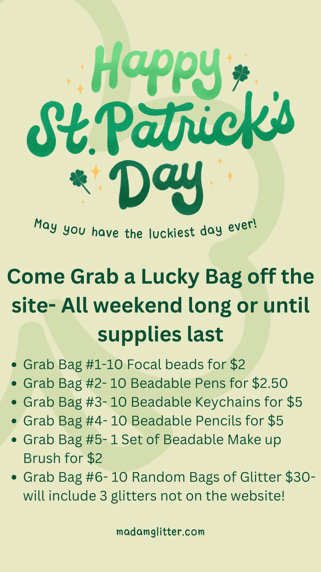 St Patricks Day Grab Bags